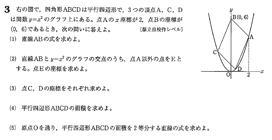 慶應義塾高等学校入試問題の類似問題