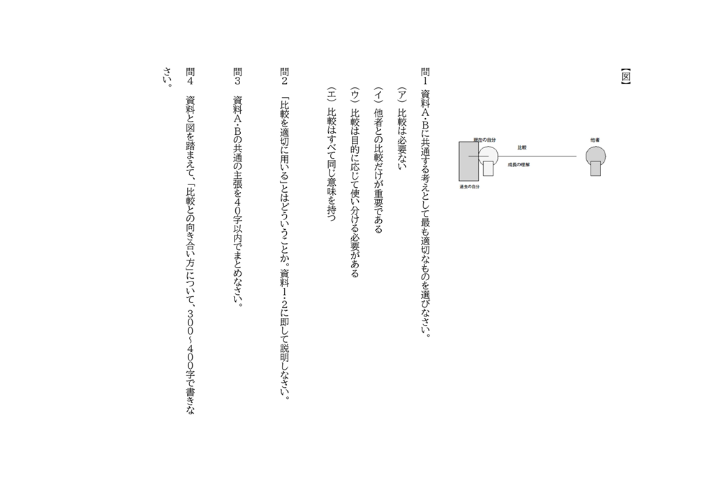 宮崎県立宮崎西高等学校附属中学校入試問題